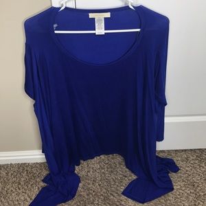 Royal blue tunic